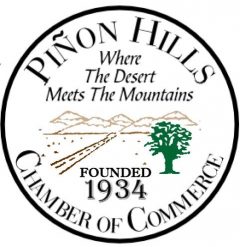 Pinon Hills Chamber of Commerce. Where the desert meets the mountains, founded 1934