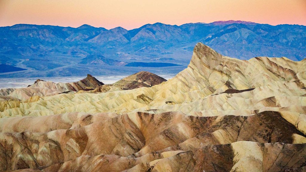 Mountain Range in Death Valley