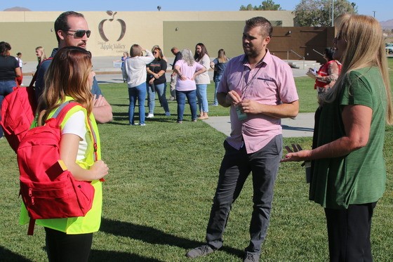 Staff participates in Great Shakeout