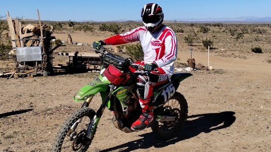 Photo of Veteran riding dirtbike