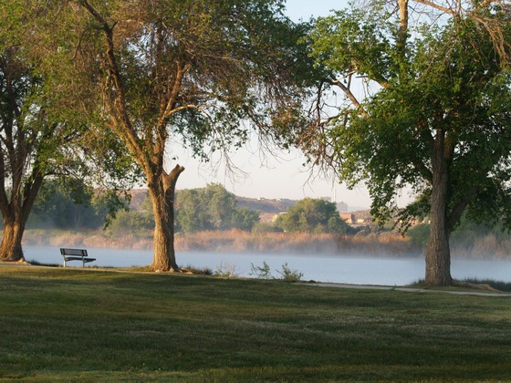 Mojave Narrows lake