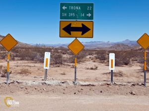 Trona Road sign