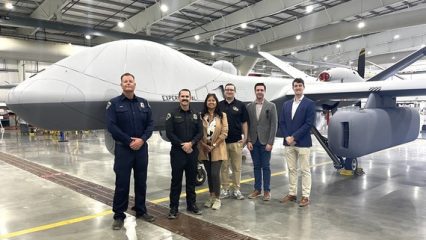 Deputy Chief of Staff Dakota Higgins recently visited General Atomics’ Desert Horizon Flight Operations Facility in El Mirage to learn more about the technology behind the MQ-9B SkyGuardian and SeaGuardian aircraft, two of the world’s most advanced remotely piloted aircraft.